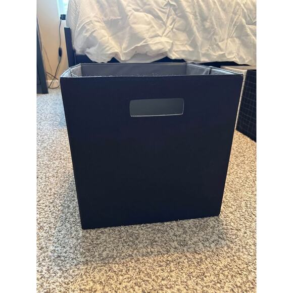 13" x 13" Black storage Cube - Picture 1 of 4